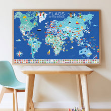 Load image into Gallery viewer, Poppik Giant Sticker Poster - Flags