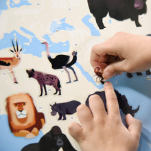 Load image into Gallery viewer, Poppik Giant Sticker Poster - Animals of the World