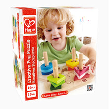 Load image into Gallery viewer, Hape Creative Peg Puzzle
