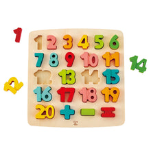 Load image into Gallery viewer, Hape Chunky Number Math Puzzle