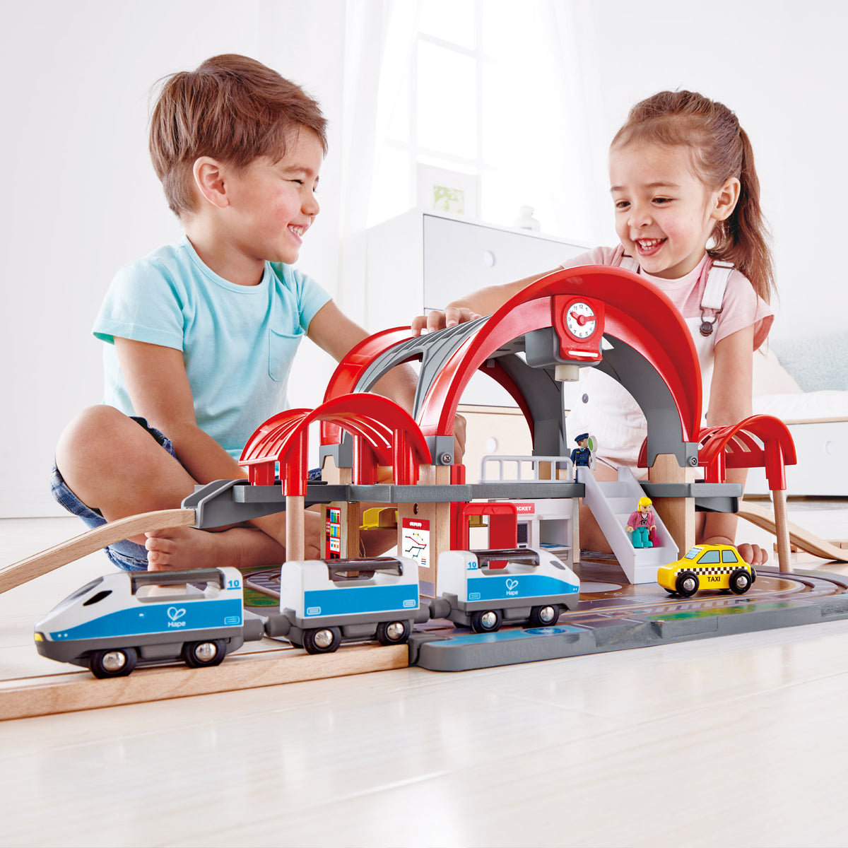 Hape Grand City Station – Barefoot Toys