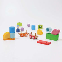 Load image into Gallery viewer, Grimm's Building Set Wooden Train