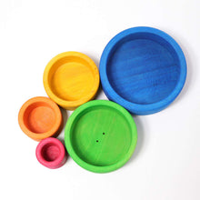 Load image into Gallery viewer, Grimm's Blue Set of Bowls