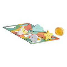 Load image into Gallery viewer, Petit Collage Chunky Wood Puzzle - Rainbow