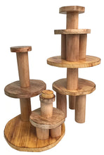 Load image into Gallery viewer, Papoose Toys Wooden Stacking Pyramid