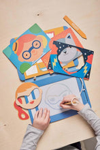 Load image into Gallery viewer, Petit Collage Funny Faces Magic Sketch Board