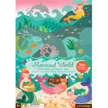 Load image into Gallery viewer, Petit Collage Mermaid World Sticker Activity Set