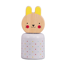 Load image into Gallery viewer, Petit Collage Wooden Wind Up Musical Bunny