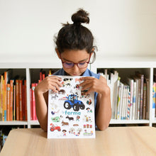 Load image into Gallery viewer, Poppik Mini Sticker Poster - Farm