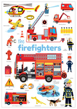 Load image into Gallery viewer, Poppik Mini Sticker Poster - Firefighters