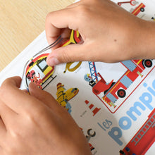 Load image into Gallery viewer, Poppik Mini Sticker Poster - Firefighters