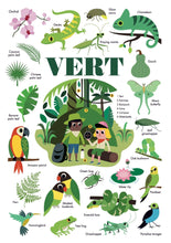 Load image into Gallery viewer, Poppik Mini Sticker Poster - Green (Jungle)