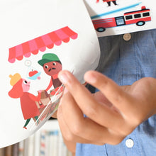 Load image into Gallery viewer, Poppik Mini Sticker Poster - Red (City)