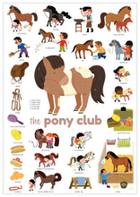 Load image into Gallery viewer, Poppik Mini Sticker Poster - The Pony Club