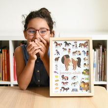 Load image into Gallery viewer, Poppik Mini Sticker Poster - The Pony Club