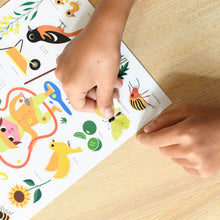 Load image into Gallery viewer, Poppik Mini Sticker Poster - Yellow (Garden)