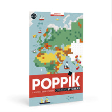 Load image into Gallery viewer, Poppik Giant Sticker Mosaic - World Map