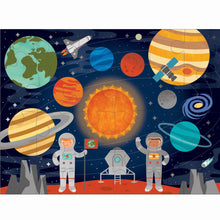 Load image into Gallery viewer, Petit Collage Outer Space Floor Puzzle