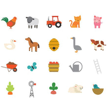 Load image into Gallery viewer, Petit Collage At the Farm Follow and Spot Puzzle