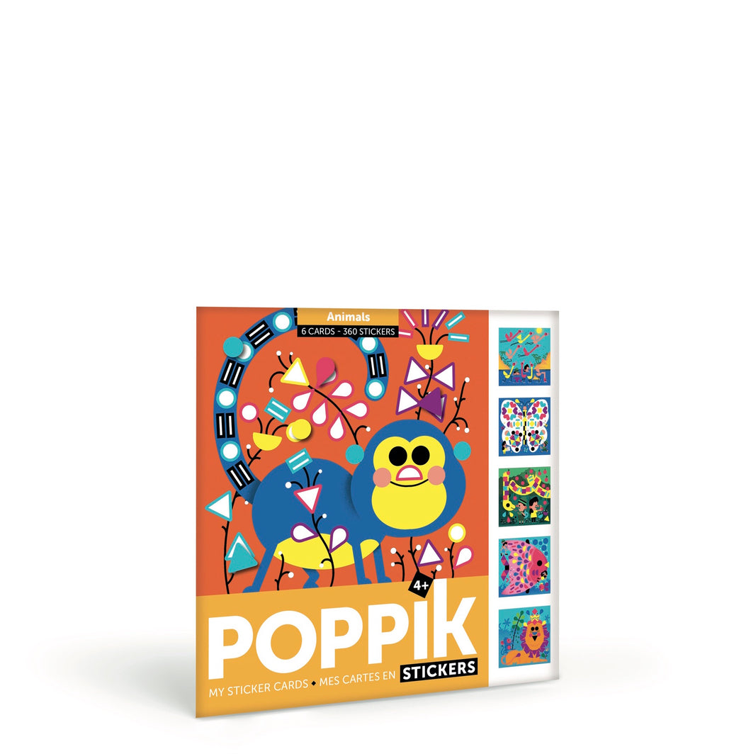 Poppik My Sticker Cards - Animals