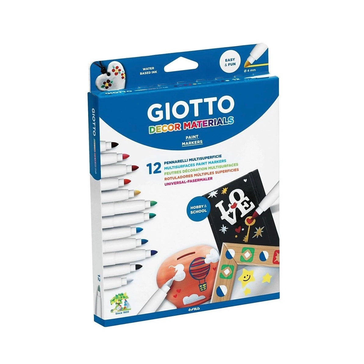 Crestar Limited Giotto Markers (Set of 12)