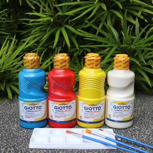 Giotto Washable School Paint (Primary Colours)