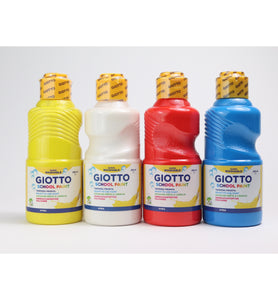 Giotto Washable School Paint (Primary Colours)