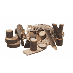 Gluckskafer Natural Branch Wood Blocks