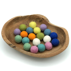 Papoose Spring Pom Poms (2.5cm, 20 pieces)