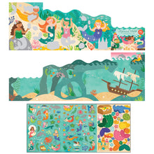 Load image into Gallery viewer, Petit Collage Mermaid World Sticker Activity Set