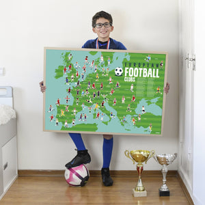 Poppik Giant Sticker Poster - Football