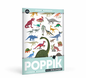 Poppik Mini Sticker Poster - Themes (Set of 4)