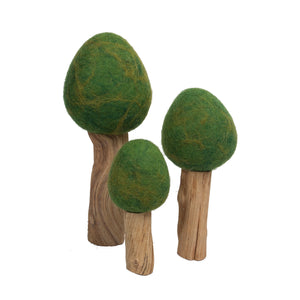 Papoose Toys Summer Trees (Set of 3)