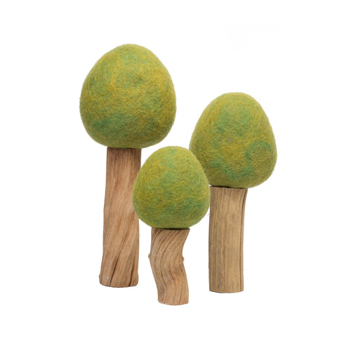 Papoose Toys Spring Trees (Set of 3)