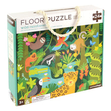 Load image into Gallery viewer, Petit Collage Wild Rainforest Floor Puzzle