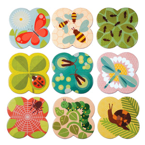 Petit Collage Busy Bugs Memory Game