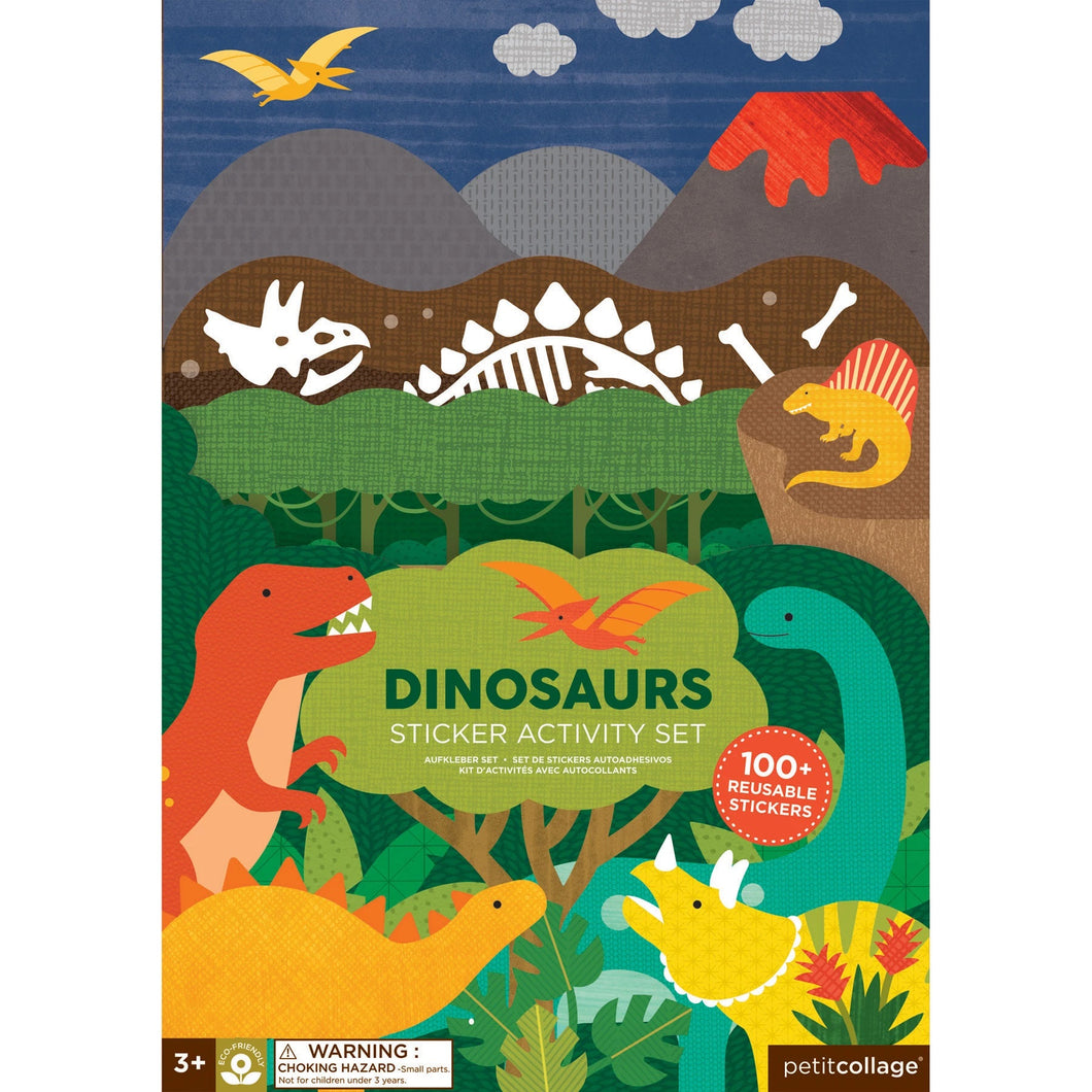 Petit Collage Dinosaur Sticker Activity Set